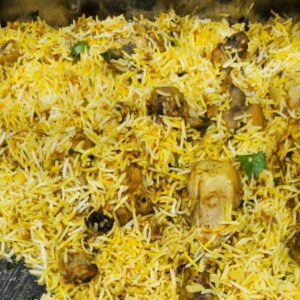 Chicken Biryani at Tasty Samosa London