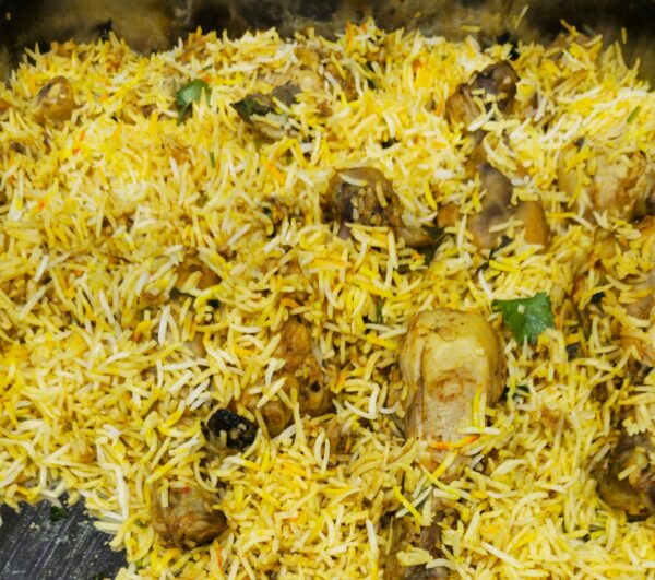 Chicken Biryani at Tasty Samosa London